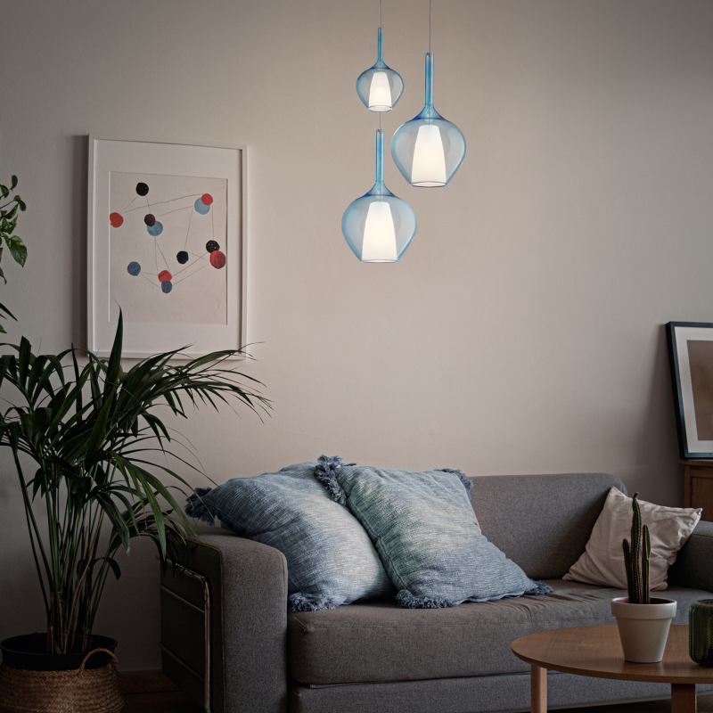 IDEAL LUX 359663 KALIQUE-2 SP1 D28 závesné svietidlo medené