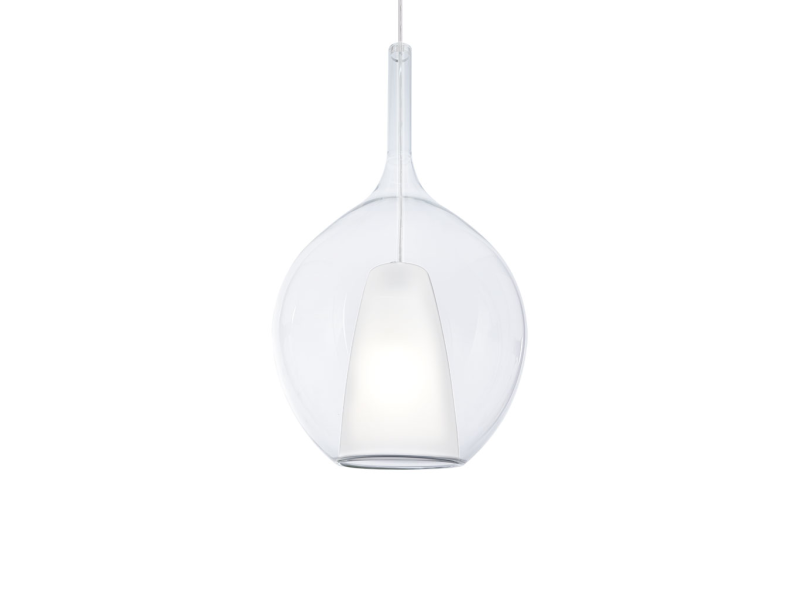 IDEAL LUX 359670 KALIQUE-2 SP1 D28 závesné svietidlo priesvitné