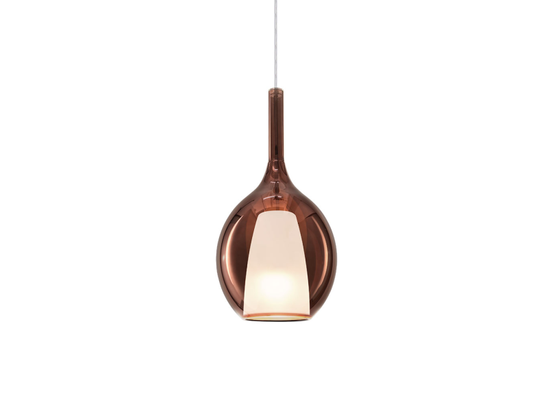 IDEAL LUX 360027 KALIQUE-2 SP1 D18 závesné svietidlo medené