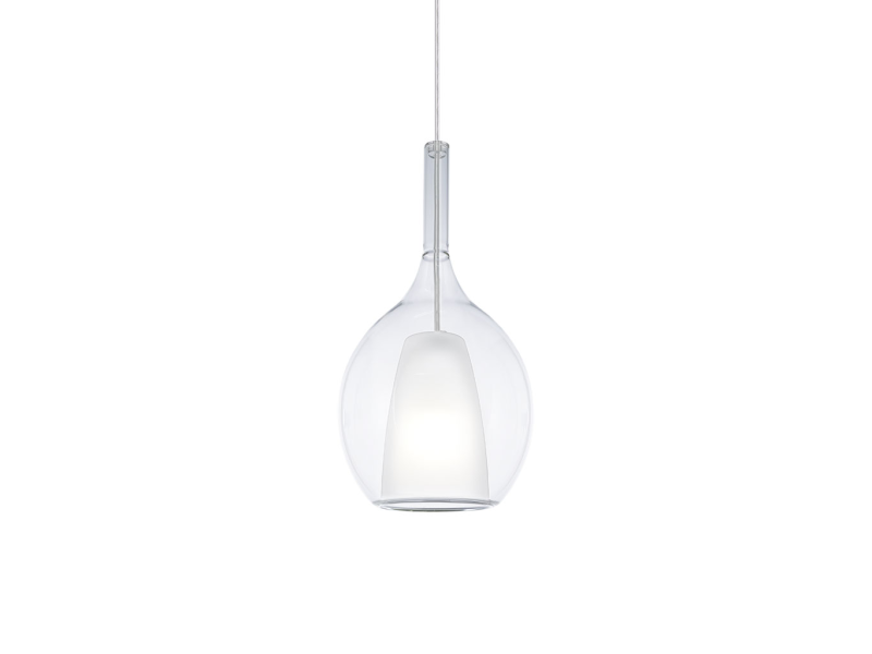 IDEAL LUX 360034 KALIQUE-2 SP1 D18 závesné svietidlo priesvitné