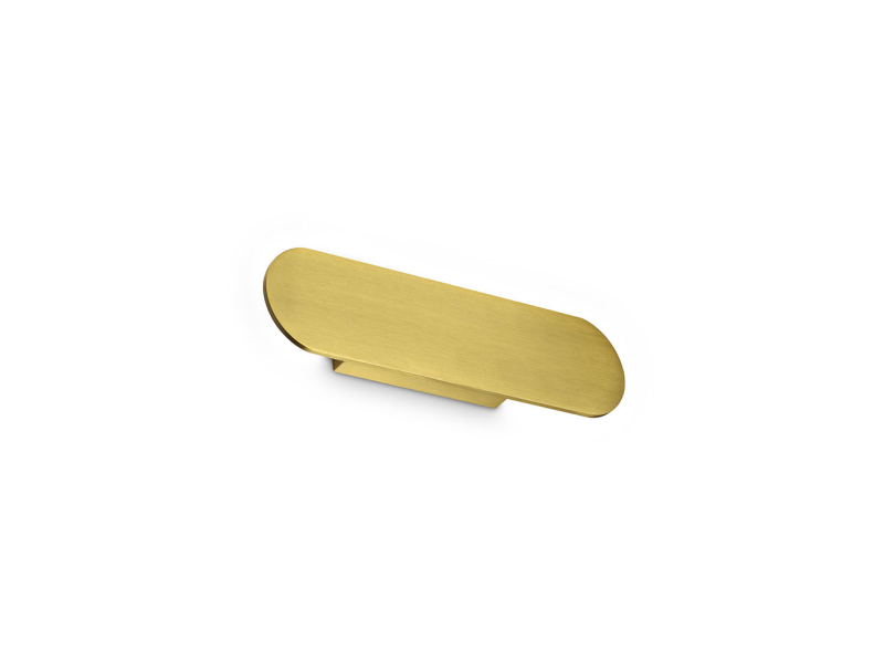 IDEAL LUX 361925 ZIG ZAG AP D33 ROUND 3000K nástenné svietidlo mosadzné