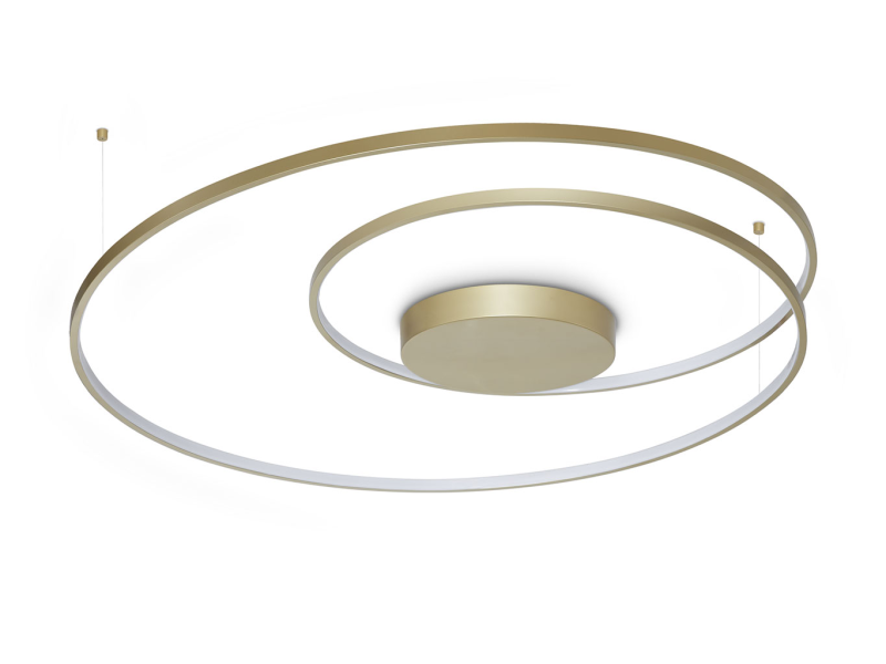 IDEAL LUX 365022 OZ PL D100 3000K stropné svietidlo mosadzné