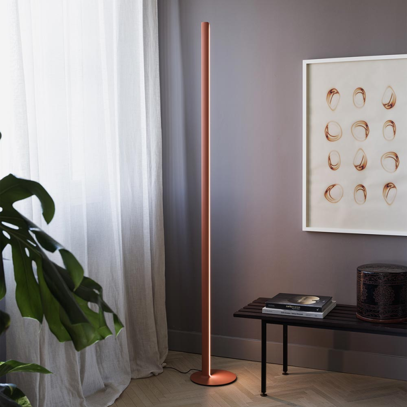 IDEAL LUX 366241 DORICA PT3 3000K stojacia lampa mosadzná