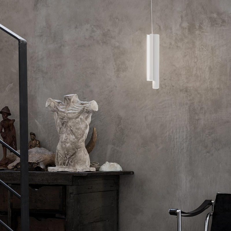 IDEAL LUX 366494 DORICA SP3 D90 3000K závesné svietidlo mosadzné