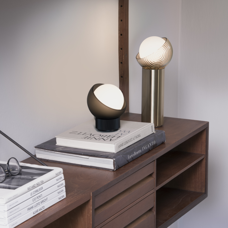 IDEAL LUX 366500 BLOOM TL1 SMALL stolová lampa mosadzná