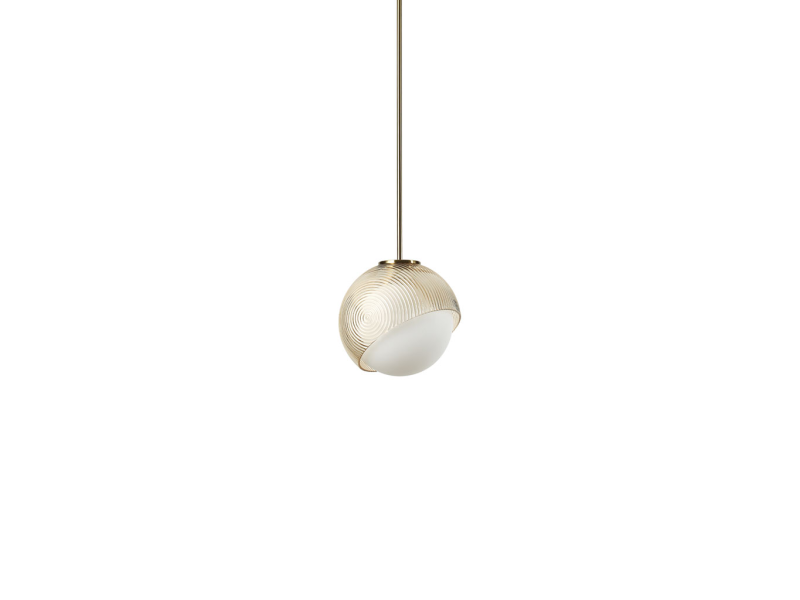 IDEAL LUX 366647 BLOOM SP1 D17 závesné svietidlo mosadzné