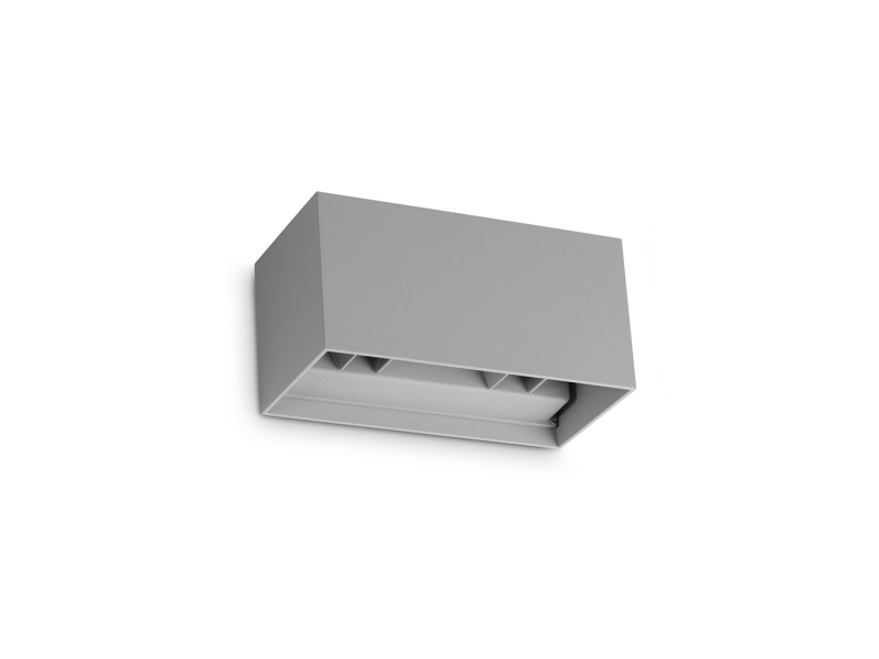 IDEAL LUX 366883 ATOM AP D20 3000K vonkajšie svietidlo sivé