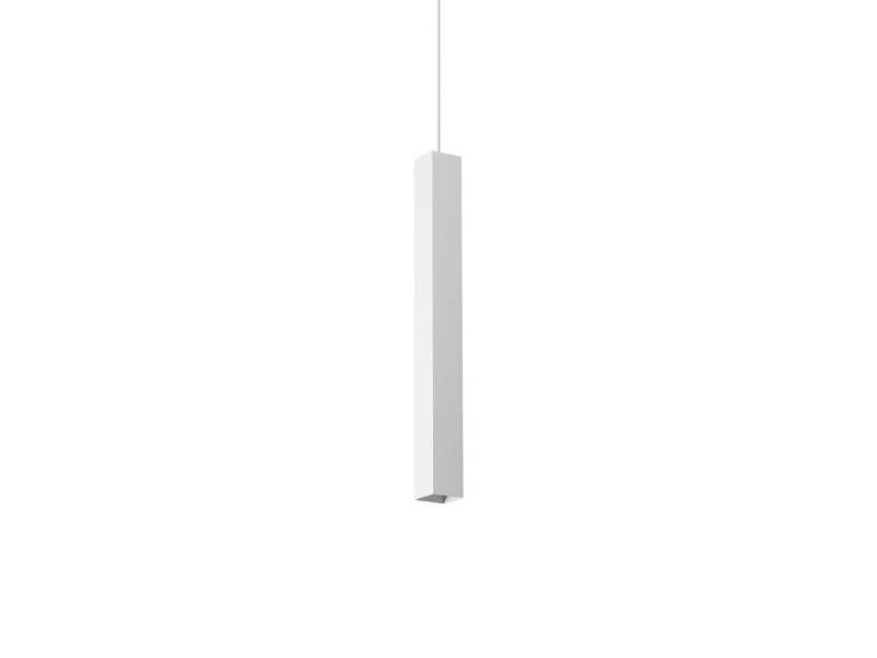 IDEAL LUX 366999 LOOK SP1 SQUARE D40 H400 závesné svietidlo biele