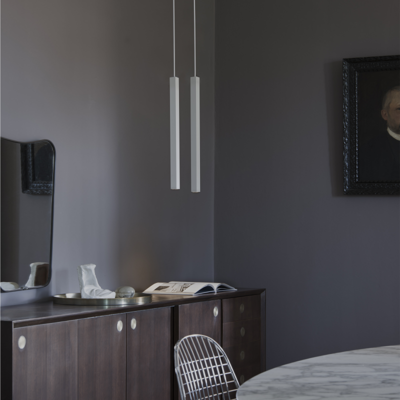 IDEAL LUX 366999 LOOK SP1 SQUARE D40 H400 závesné svietidlo biele
