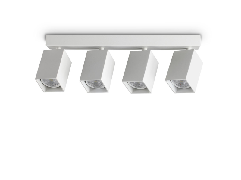 IDEAL LUX 367422 DYNAMITE PL4 LINEAR SQUARE stropné svietidlo biele