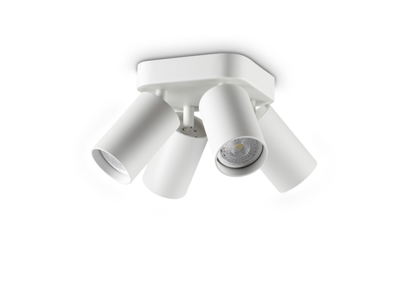 IDEAL LUX 367439 DYNAMITE PL4 ROUND stropné svietidlo biele