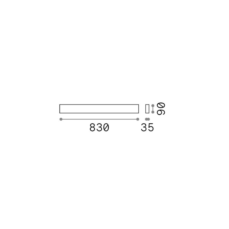 IDEAL LUX 369778 DELTA AP6 D083 nástenné svietidlo čierne
