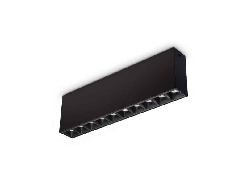 IDEAL LUX 369945 LIKA PL 21W 3000K stropné svietidlo čierne