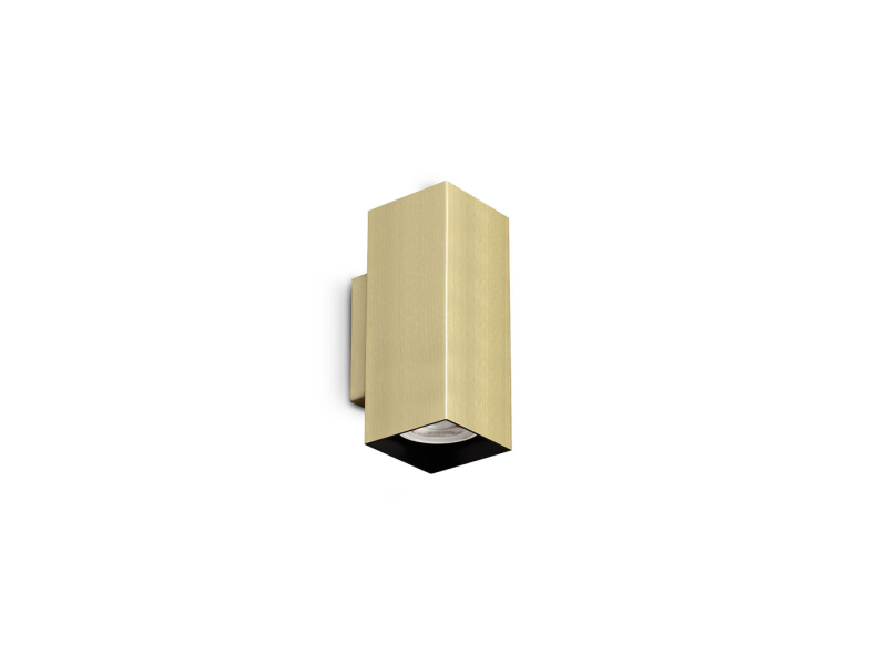 IDEAL LUX 370293 LOOK AP2 SQUARE D60 H150 nástenné svietidlo mosadzné