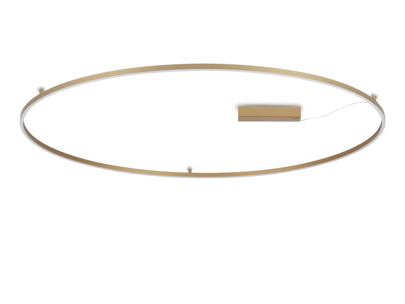 IDEAL LUX 370330 ORACLE SLIM PL D150 ROUND 3000K stropné svietidlo mosadzné