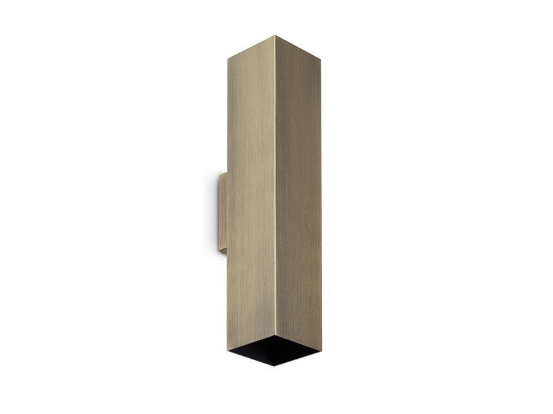 IDEAL LUX 370392 LOOK AP2 SQUARE D60 H300 nástenné svietidlo bronzové