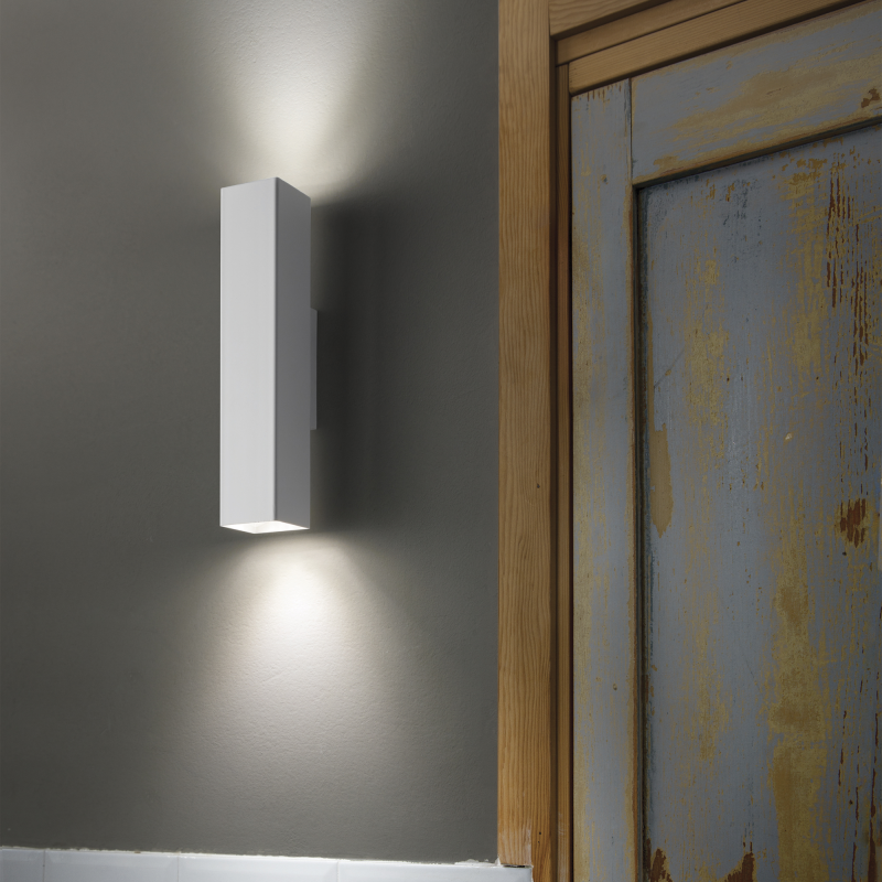 IDEAL LUX 370392 LOOK AP2 SQUARE D60 H300 nástenné svietidlo bronzové