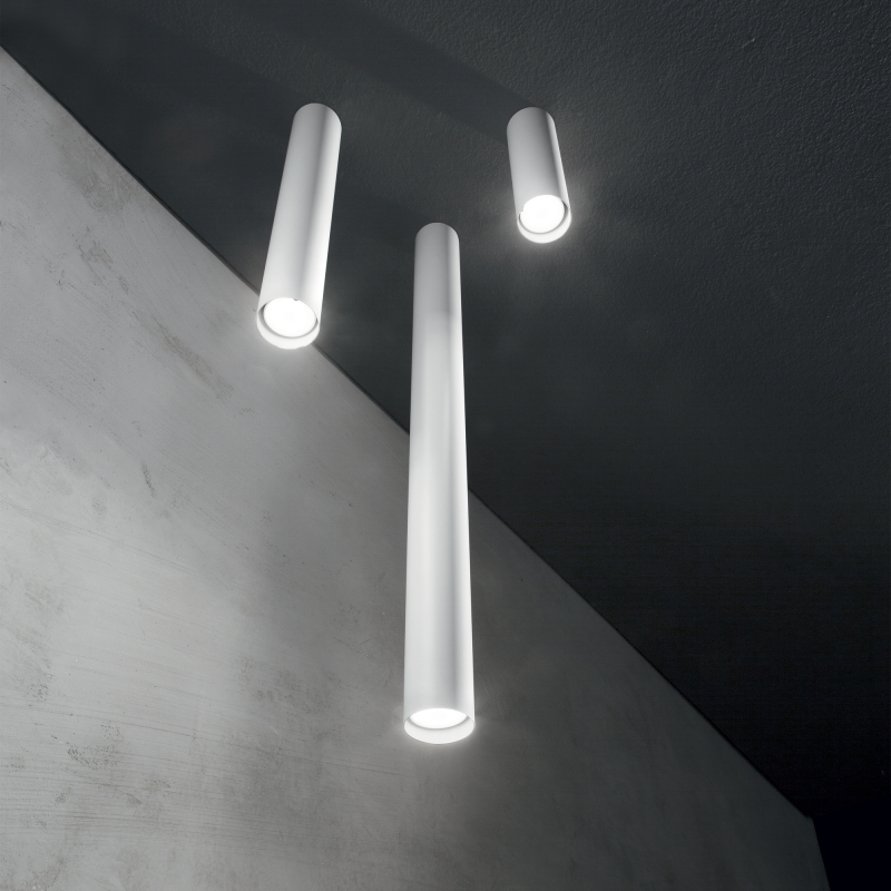 IDEAL LUX 371207 LOOK PL1 ROUND D60 H100 stropné svietidlo biele