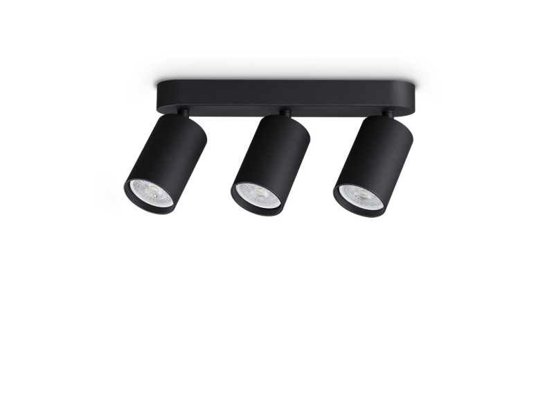 IDEAL LUX 371252 DYNAMITE PL3 LINEAR ROUND stropné svietidlo čierne