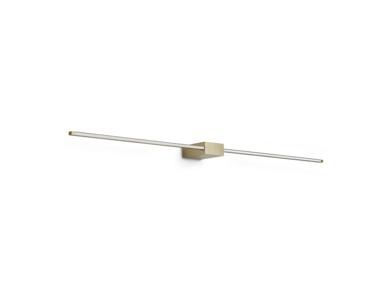IDEAL LUX 371726 ESSENCE AP SQUARE D115 LUCE DIR. 3000K nástenné svietidlo mosadzné