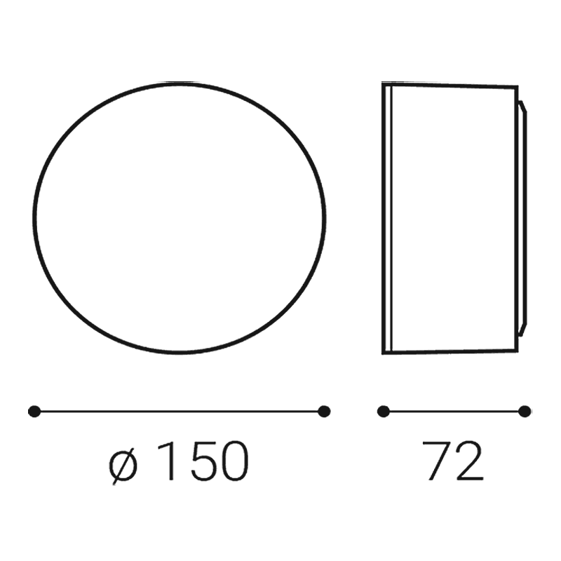 LED2 1010153DT BUTTON II stropné svietidlo čierne stmievateľné