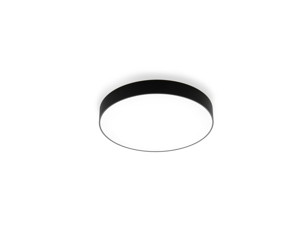 LED2 1110433DT RINGO 45 P stropné svietidlo čierne stmievateľné