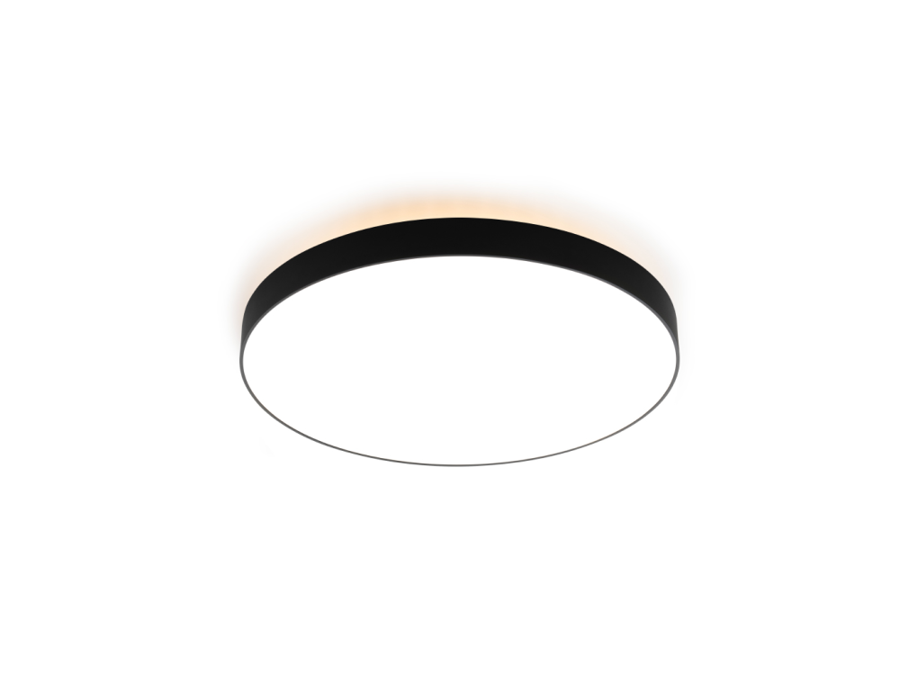 LED2 1110833DT RINGO 60 P/N stropné svietidlo s horným podsvietením čierne stmievateľné