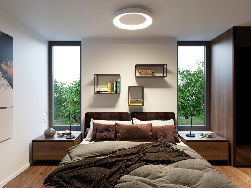LED2 1270251DT BELLA 60 stropné svietidlo biele stmievateľné