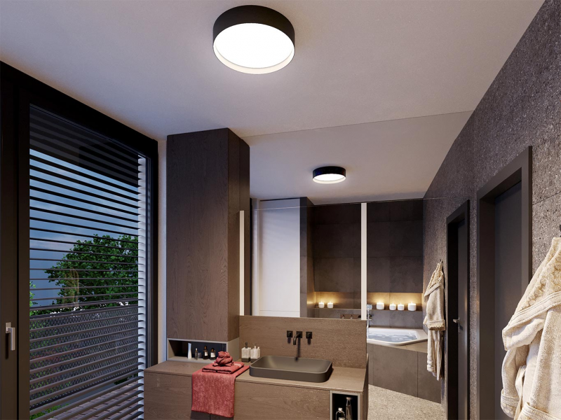 LED2 1272073 MILA 40 stropné svietidlo čierne