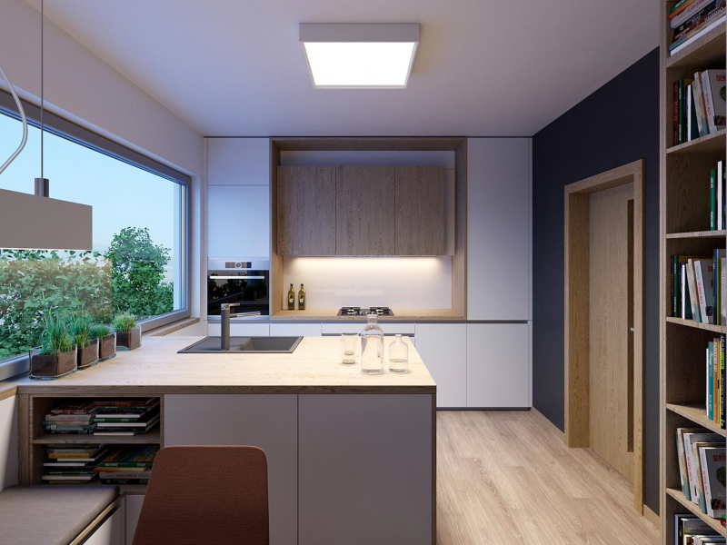 LED2 1272253DT MILO 40 stropné svietidlo čierne stmievateľné