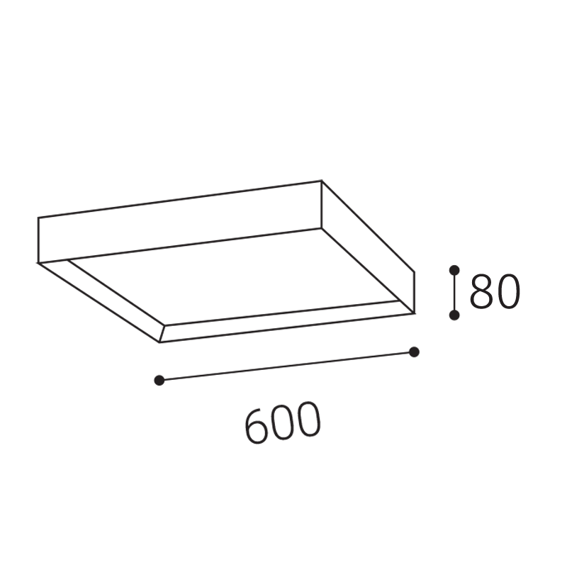 LED2 1272353DT MILO 60 stropné svietidlo čierne stmievateľné