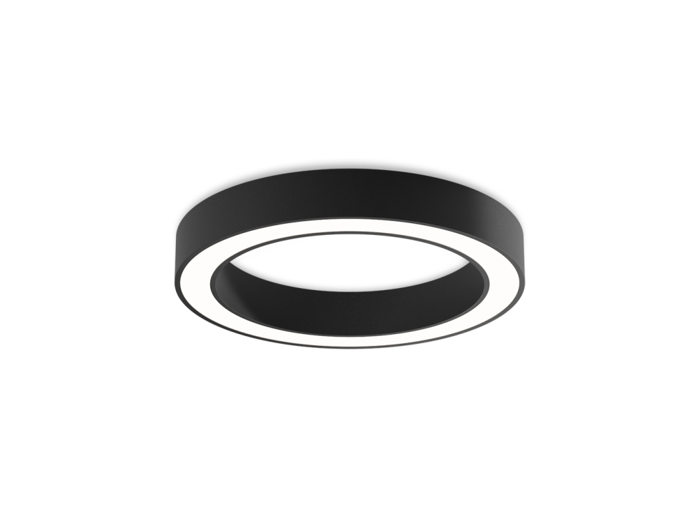 LED2 1273673DT SATURN SLIM 60 stropné svietidlo čierne stmievateľné