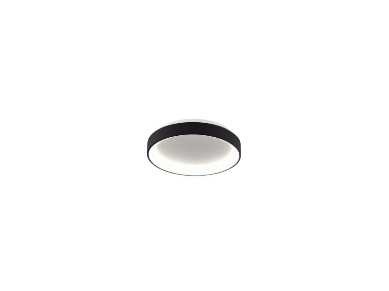 LED2 1274573DT BELLA SLIM 28 stropné svietidlo čierne stmievateľné