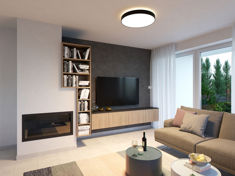 LED2 1275651DT RINGO II 60 stropné svietidlo s horným podsvietením biele stmievateľné
