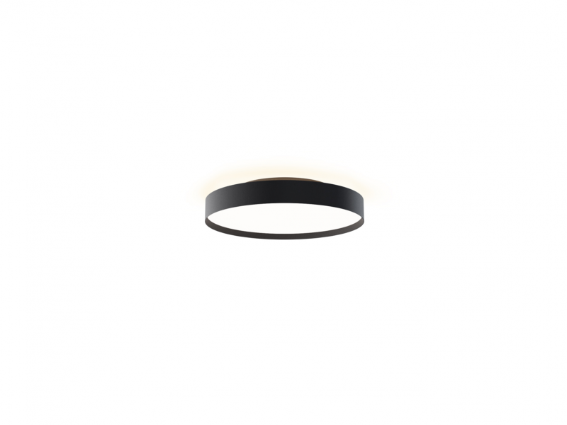 LED2 1275853 TORO 40 stropné svietidlo s horným podsvietením čierne