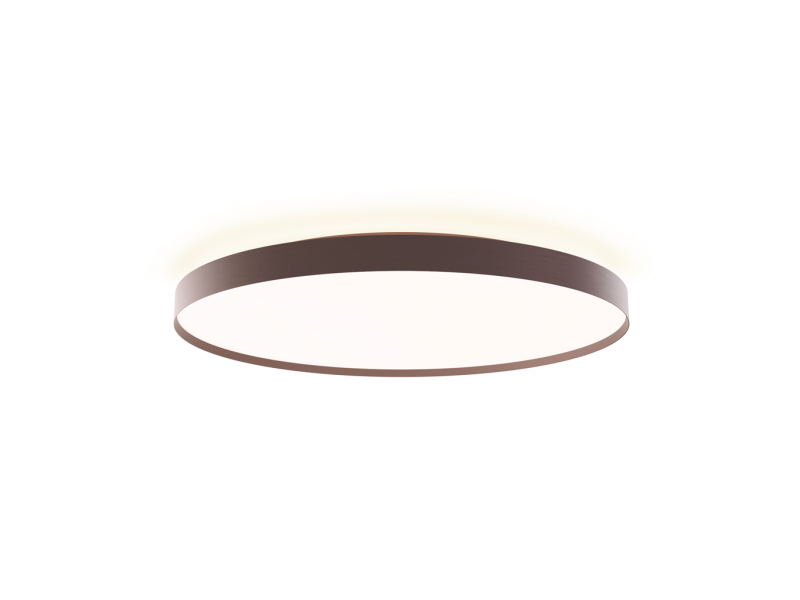 LED2 1276058DT TORO 80 stropné svietidlo s horným podsvietením hnedé stmievateľné