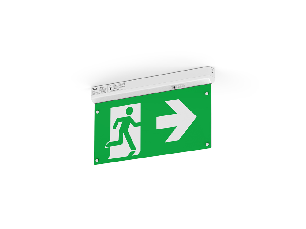 LED2 1440161 SAFE ALL nástenné núdzové svietidlo biele
