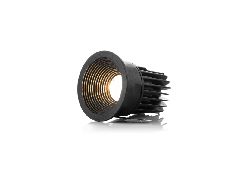 LED2 2111033DT SPLASH zápustné svietidlo čierne stmievateľné