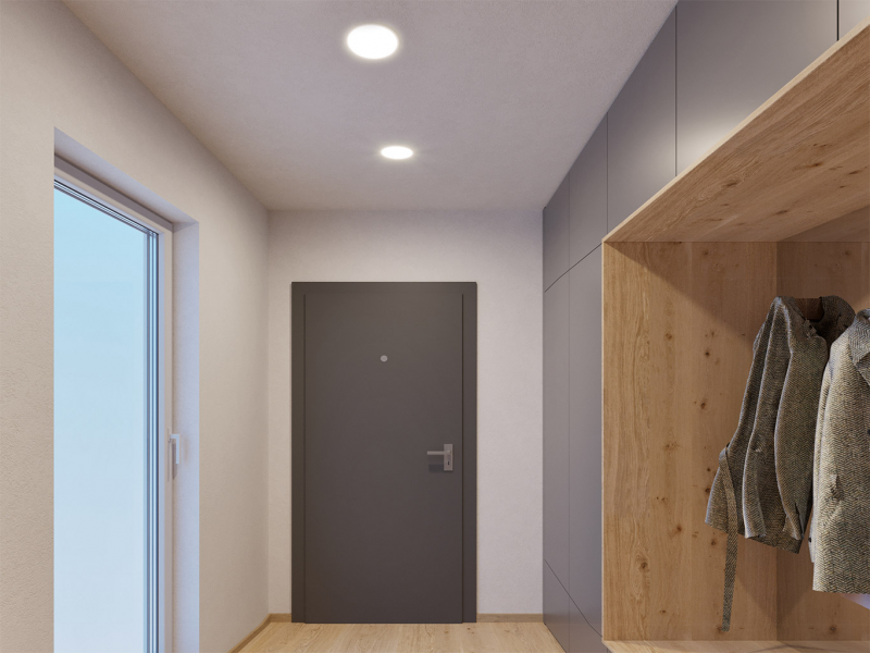 LED2 2182331 SLIM-R XS zápustné kúpelňové svietidlo biele