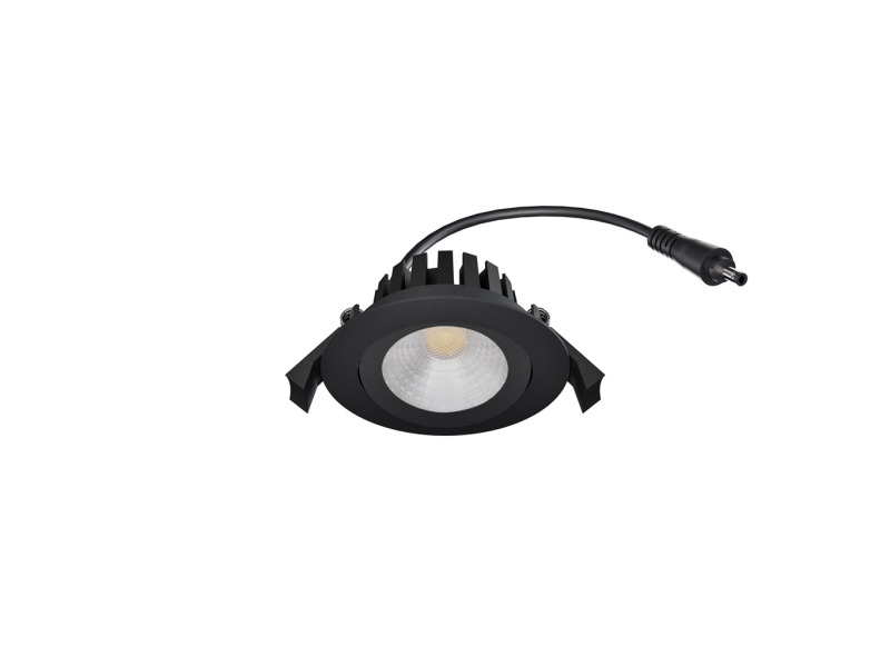 LED2 2231673DT MAX II 2 vonkajšie svietidlo čierne stmievateľné