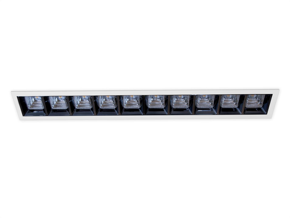 LED2 2312841DT TECO 10 zápustné bodové LED svietidlo biele stmievateľné