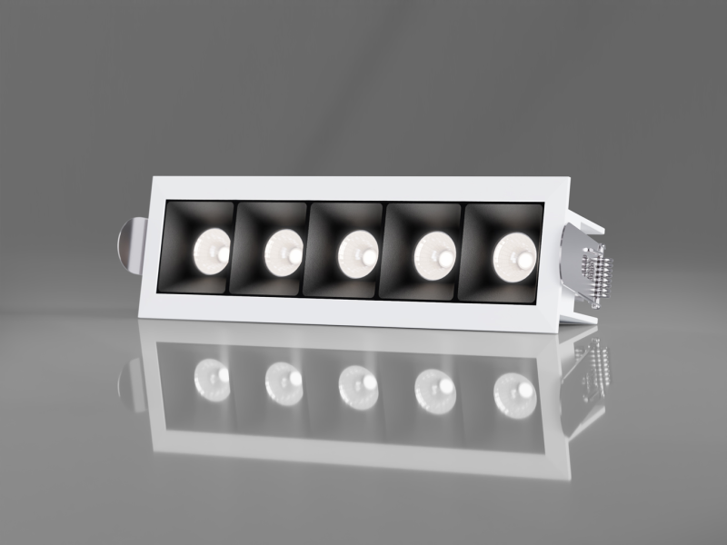 LED2 2491351 LINEAR II 5 zápustné líniové bodové LED svietidlo biele
