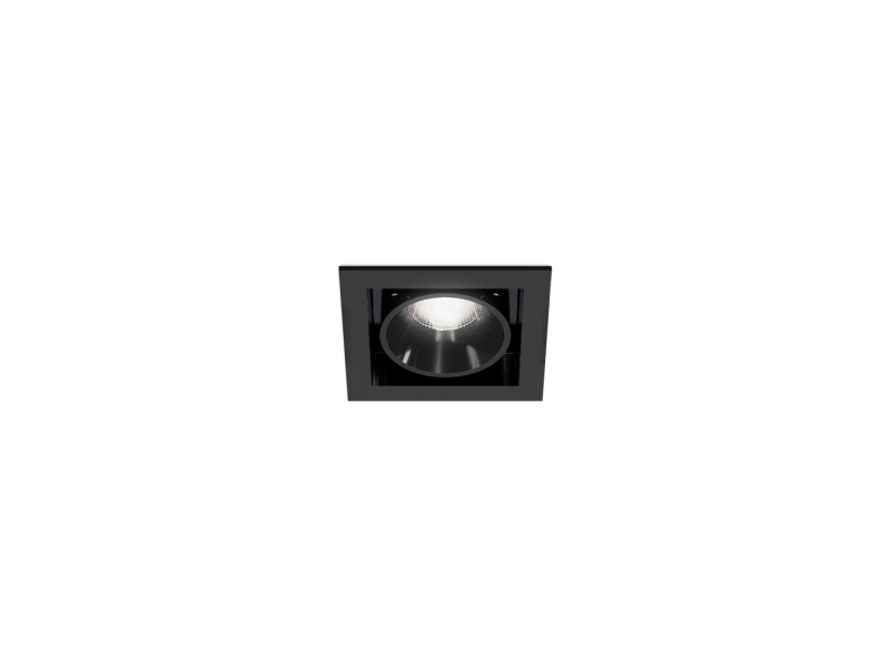 LED2 2560653DT RIVA MAXI 1 zápustné svietidlo čierne stmievateľné