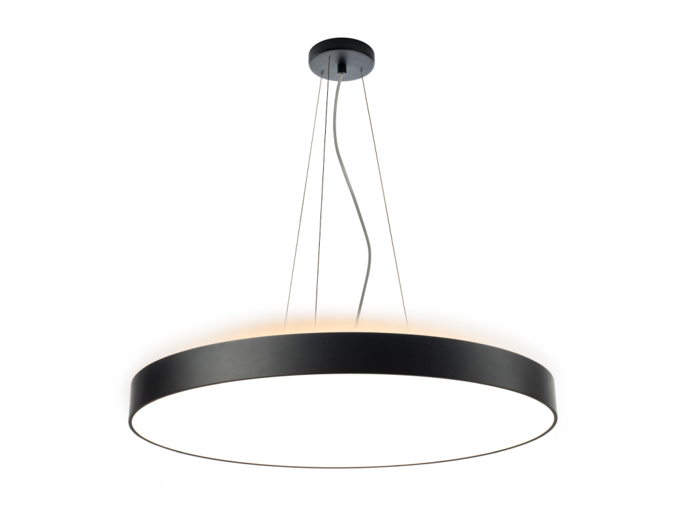 LED2 3111433D RINGO 80 P/NZ závesné svietidlo s horným podsvietením čierne stmievateľné