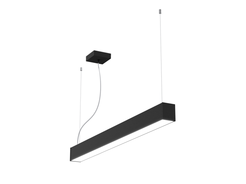 LED2 3237953DT NOLI II 90 P-Z závesné svietidlo čierne stmievateľné