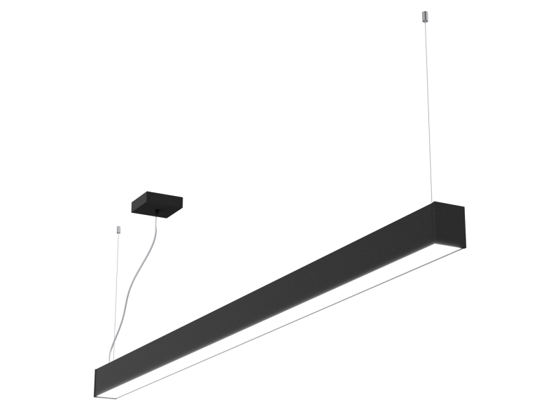 LED2 3238253DT NOLI II 150 P-Z závesné lineárne svietidlo čierne stmievateľné