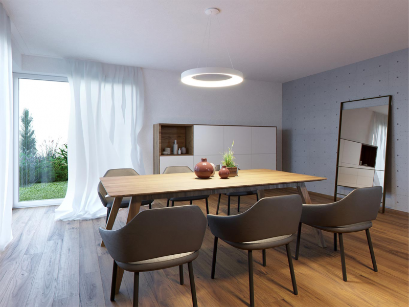 LED2 3270451DT BELLA 60 PZ závesné svietidlo biele stmievateľné luster