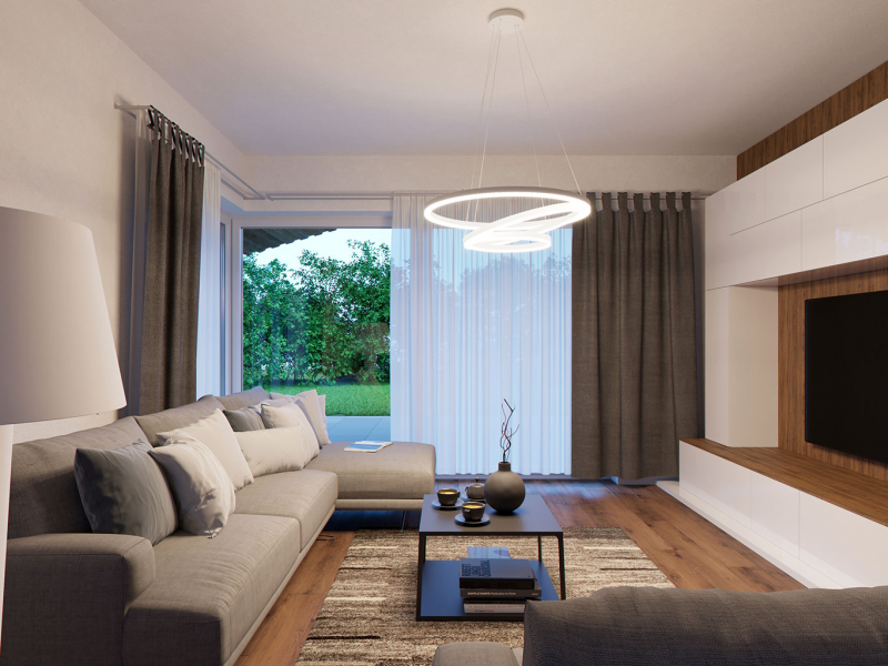 LED2 3271151DT CIRCLE 3 P-Z závesné svietidlo biele stmievateľné