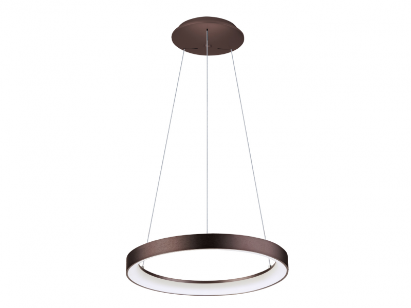 LED2 3271878DT BELLA SLIM 48 PZ závesné svietidlo hnedé stmievateľné