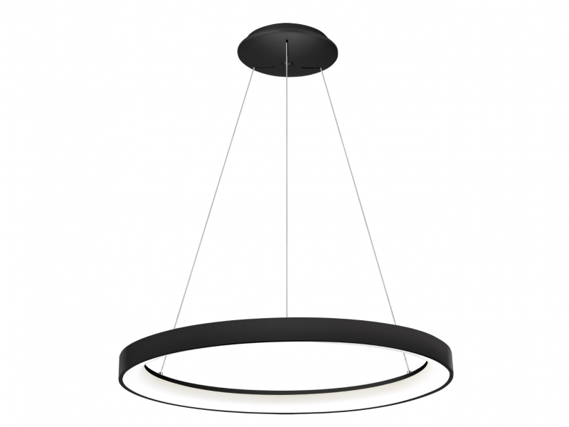 LED2 3271953DT BELLA SLIM 78 PZ závesné svietidlo čierne stmievateľné